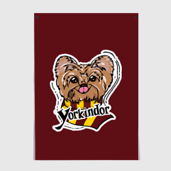 Постер Yorkindor Dogwarts red