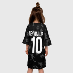 Детское платье 3D Неймар На фоне футбола - фото 2
