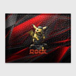 Обложка для студенческого билета Pikachu Rock style