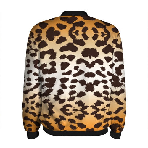 Мужской бомбер 3D Цвет леопарда, цвет черный - фото 2