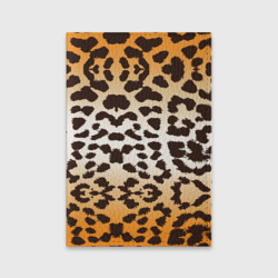 Обложка для паспорта матовая кожа Цвет леопарда