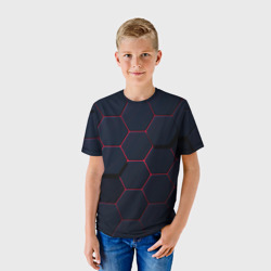 Детская футболка 3D Светящиеся стальная броня - фото 2