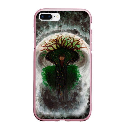 Чехол для iPhone 7Plus/8 Plus матовый Ведьма из леса, цвет розовый