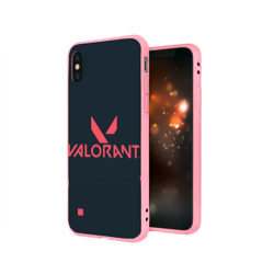 Чехол для iPhone X матовый Valorant игрок - фото 2