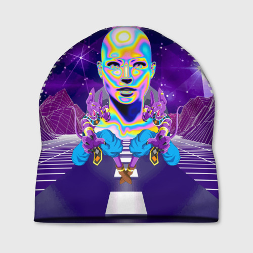 Шапка 3D Goddess with two Beerus - vaporwave