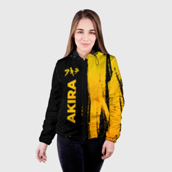 Женская куртка 3D Akira - gold gradient: по-вертикали - фото 2