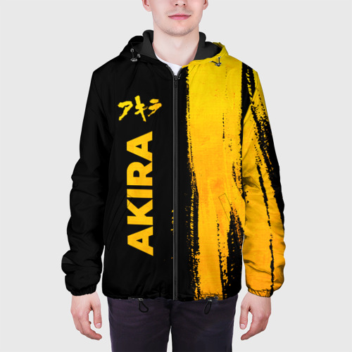 Мужская куртка 3D Akira - gold gradient: по-вертикали, цвет 3D печать - фото 4