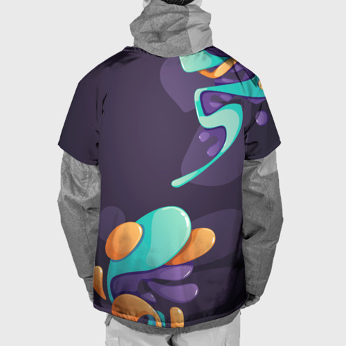 Накидка на куртку 3D GTA graffity splash, цвет 3D печать - фото 2