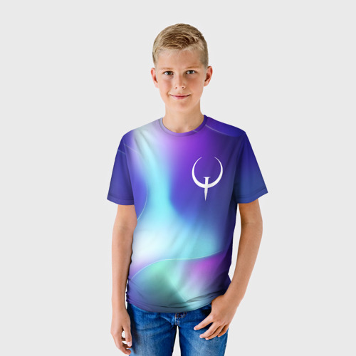 Детская футболка 3D Quake northern cold, цвет 3D печать - фото 3
