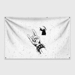 Флаг-баннер Children of Bodom и рок символ
