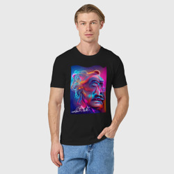 Мужская футболка хлопок Salvador Dali - self-portrait - surrealism - фото 2