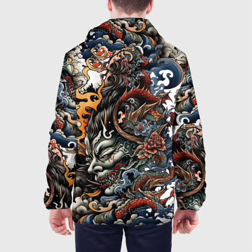 Мужская куртка 3D Татуировка Ирезуми, цвет 3D печать - фото 5