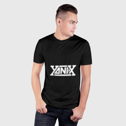 Мужская футболка 3D Slim Yanix надпись - фото 2