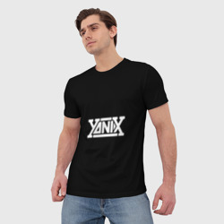 Мужская футболка 3D Yanix надпись - фото 2