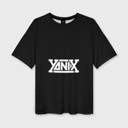 Женская футболка oversize 3D Yanix надпись