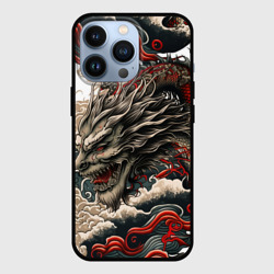 Чехол для iPhone 13 Pro Тату дракона в стиле Ирезуми