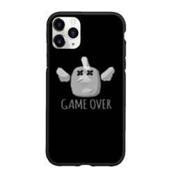 Чехол для iPhone 11 Pro Max матовый Chicken Gun Game over