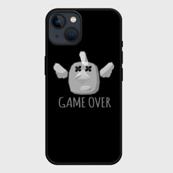 Чехол для iPhone 14 Chicken Gun Game over