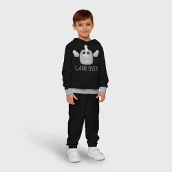 Детский костюм с толстовкой 3D Chicken Gun Game over - фото 2