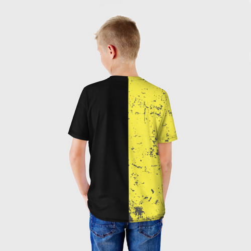 Детская футболка 3D Смайлик с улыбкой, цвет 3D печать - фото 4