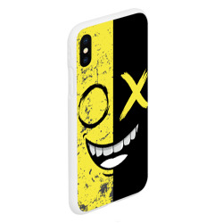 Чехол для iPhone XS Max матовый Смайлик с улыбкой - фото 2