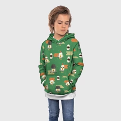 Детская толстовка 3D Chicken gun battle - фото 2