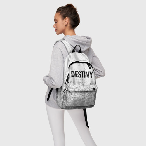 Рюкзак 3D Destiny glitch на светлом фоне: символ сверху - фото 5
