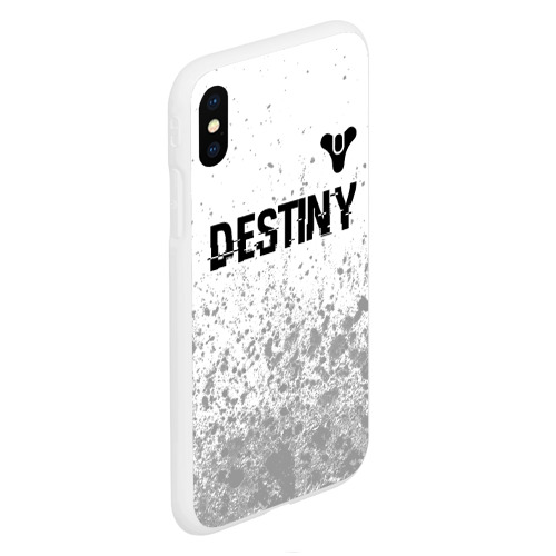 Чехол для iPhone XS Max матовый Destiny glitch на светлом фоне: символ сверху - фото 3