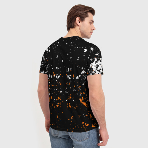 Мужская футболка 3D Астронавт в красках, цвет 3D печать - фото 4