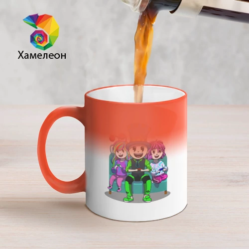 Папа и Дочки с джойстиками