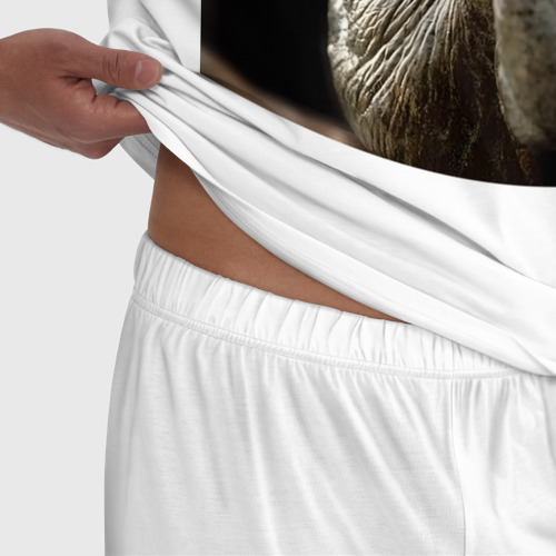 Мужская пижама хлопок Джиперс Криперс возрожденный, цвет белый - фото 6