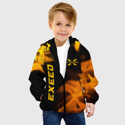 Детская куртка 3D Exeed - gold gradient: надпись, символ - фото 2