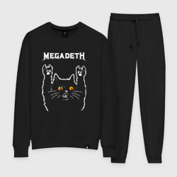 Женский костюм хлопок Megadeth rock cat