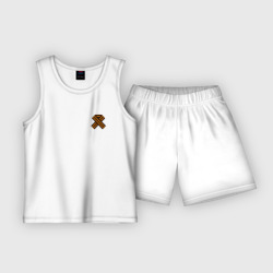 Детская пижама с шортами хлопок Георгиевская ленточка на 9 мая