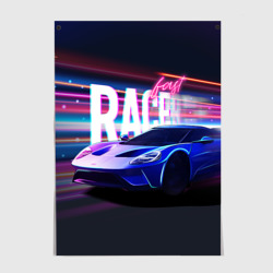 Постер Fast racer