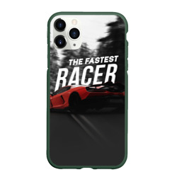 Чехол для iPhone 11 Pro Max матовый The fastest racer