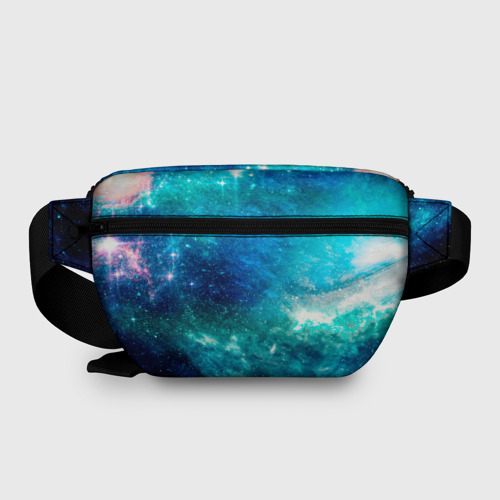 Поясная сумка 3D с принтом Звёздная Вселенная, вид сзади #1
