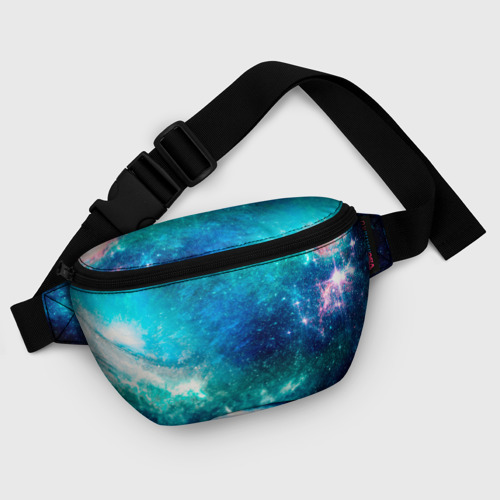 Поясная сумка 3D с принтом Звёздная Вселенная, фото #5