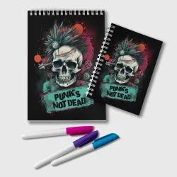 Блокнот Punks not dead