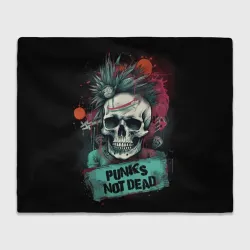 Плед 3D Punks not dead