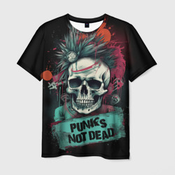 Мужская футболка 3D Punks not dead