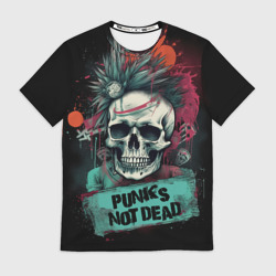 Мужская футболка 3D Punks not dead