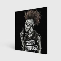 Холст квадратный Punks    not dead