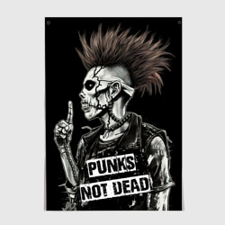 Постер Punks    not dead