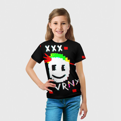 Детская футболка 3D с принтом Белая Смерть, вид сбоку #3