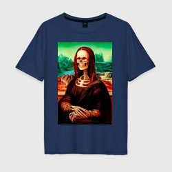Мужская футболка хлопок Oversize Mona skeleton