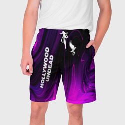 Мужские шорты 3D Hollywood Undead violet plasma