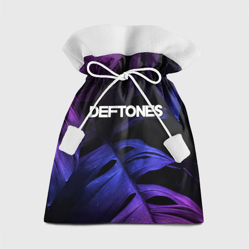 Подарочный 3D мешок Deftones neon monstera