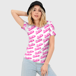 Женская футболка 3D Slim Барби Паттерн - фото 2