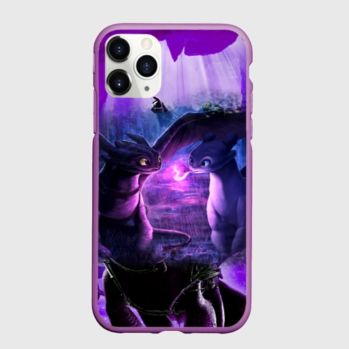 Чехол для iPhone 11 Pro матовый Как приручить дракона пара